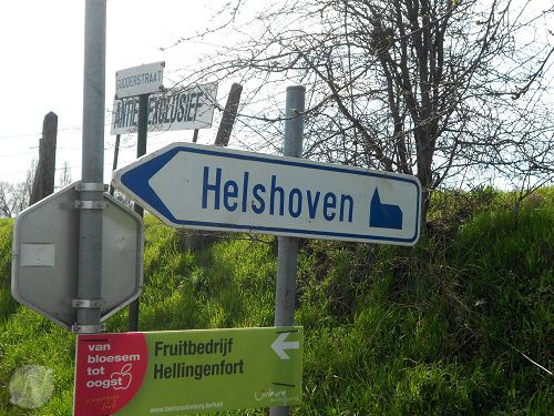 Bordje naar Helshoven