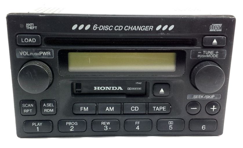 Honda odyssey radio code error 6 #1