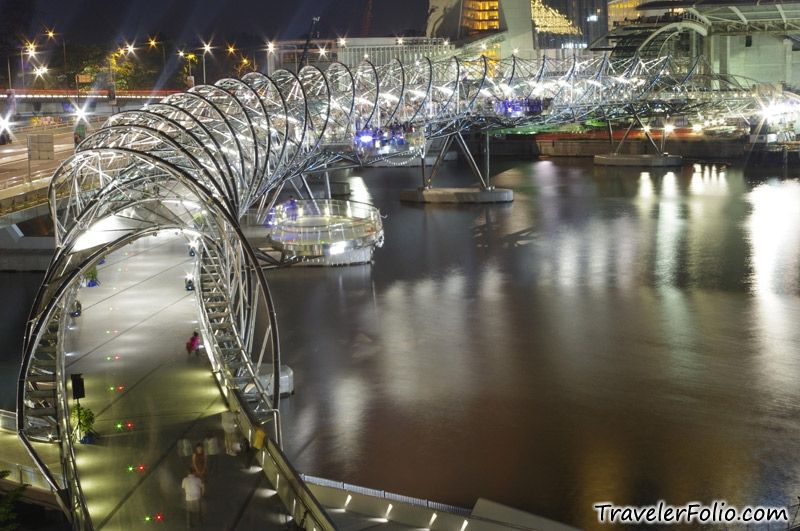 double helix curved bridge zpsdd172e4c - The helix bridge in singapore