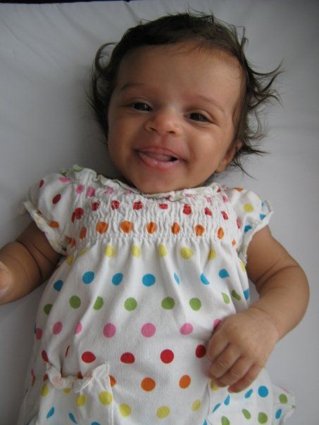 Biracial Newborn Baby Girls