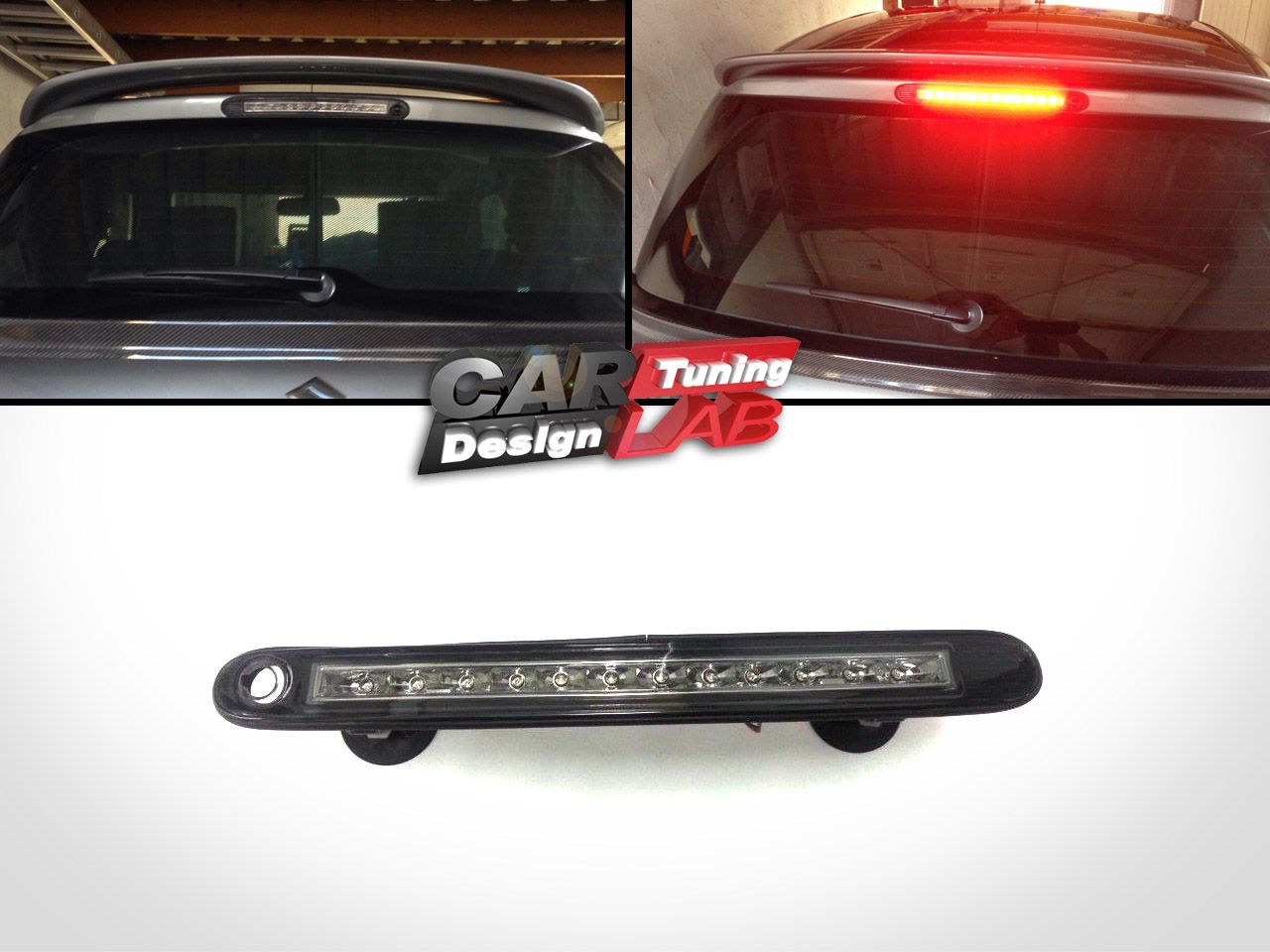 Suzuki Swift Alto SX4 Celerio REAR LED 3rd BRAKE STOP LIGHT LAMP BLACK