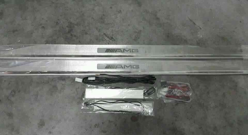 Illuminated door sills for mercedes benz clk w208 #4