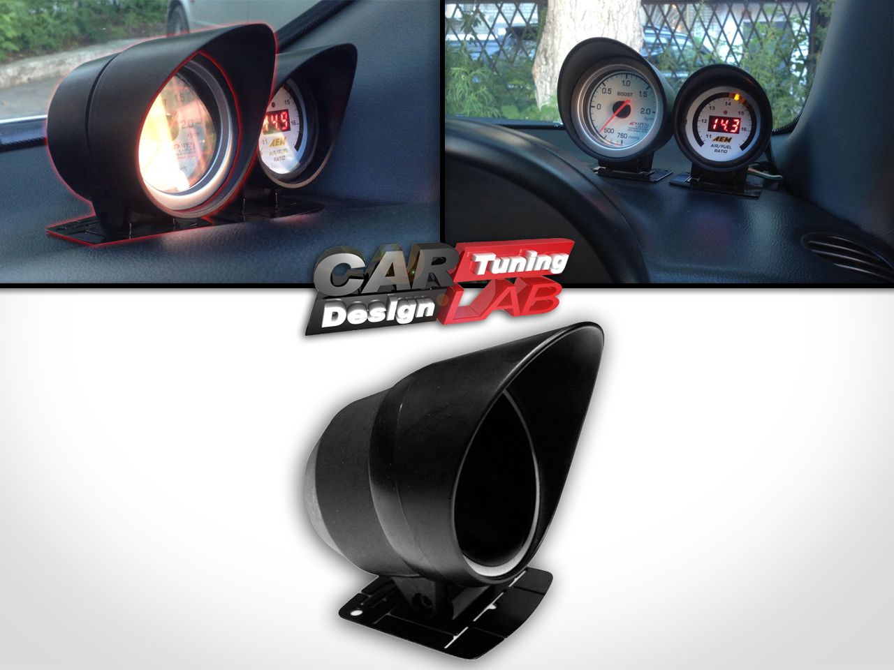 52mm Defi Gauges Universal Gauge Meter Pod Mounting Cup Holder Black