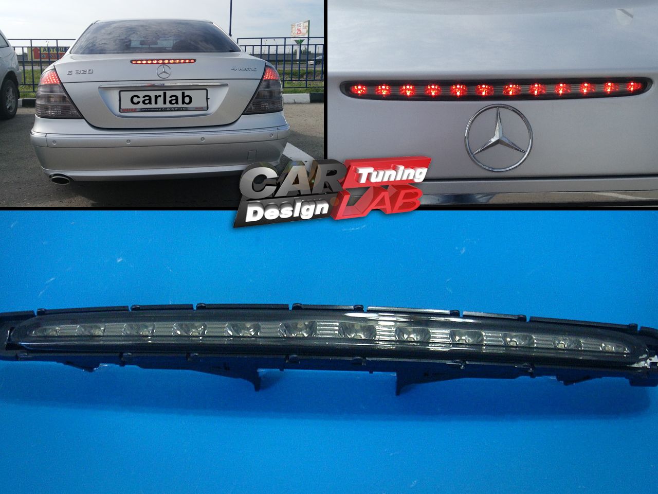 20032009 Mercedes Benz E Class W211 AMG LED SMOKE THIRD STOP BRAKE