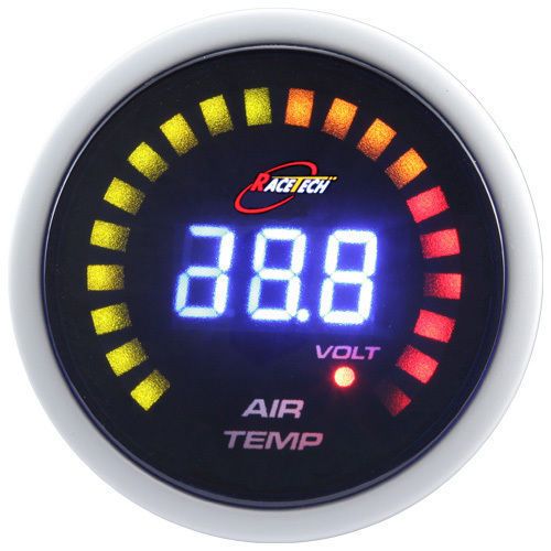 52mm CAR/AUTO Inside/Outside Thermometer Digital AIR TEMP Gauge SMOKE