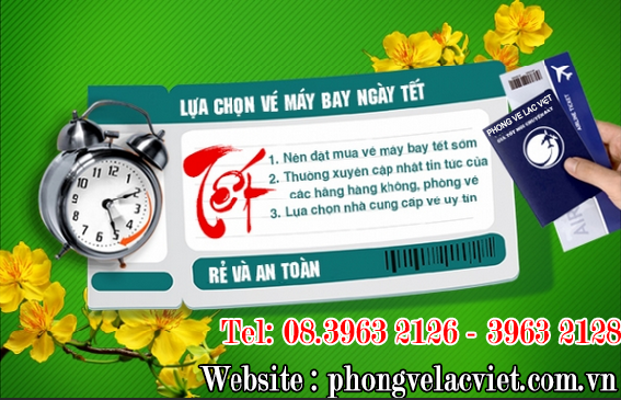Kinh nghiệm đặt vé máy bay tết