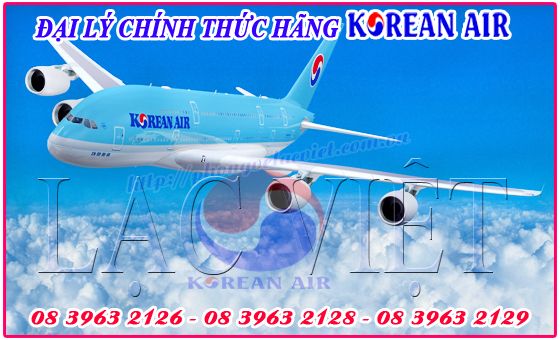 Đại lý chính thức hãng vé máy bay Korean Air