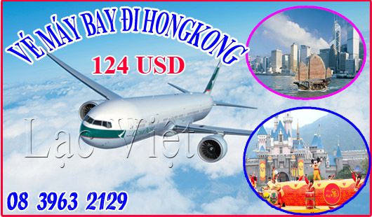 Vé máy bay đi Hồng Kông 124 USD Cathay Pacific