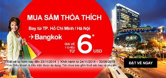 Du lịch Thái Lan mua sắm thỏa thích chỉ với 6 USD