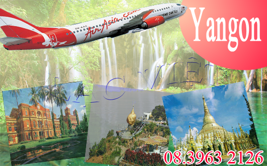 Vé Máy Bay Giá Rẻ Đi Yangon 48USD