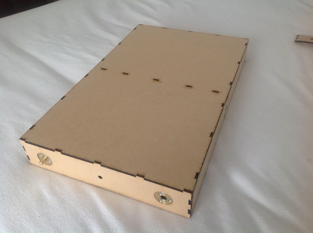 Laser cut MDF baseboard 400 x 250 mm