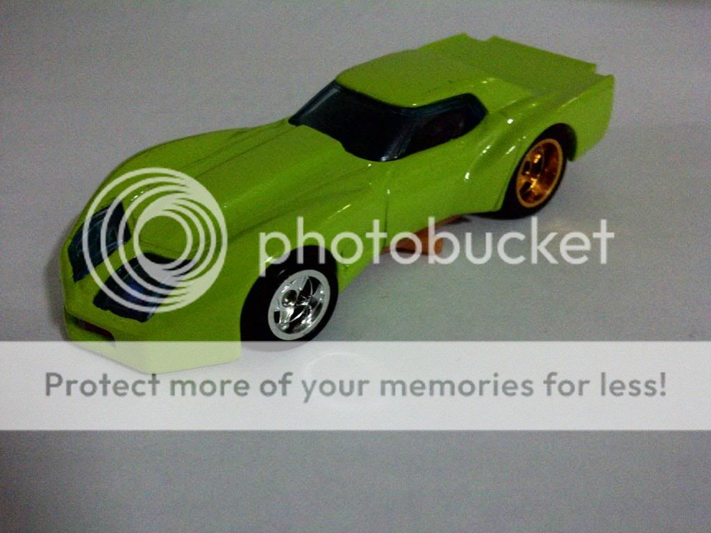 Hot Wheels Proto Unspun Barbie Skins '76 Greenwood Corvette Real Rider VVHTF