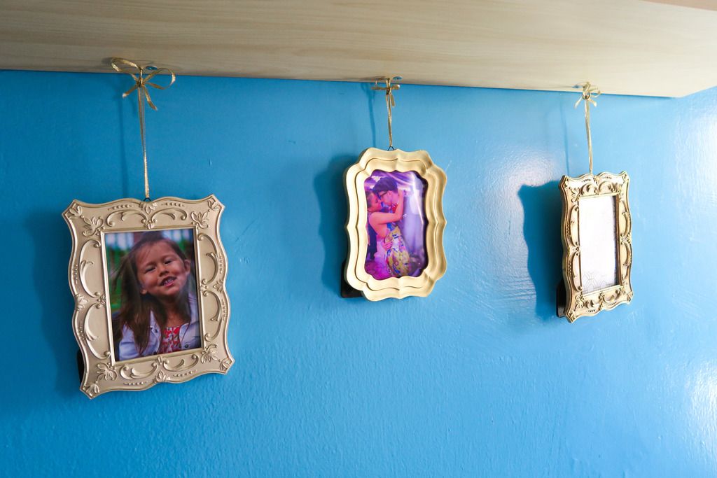 metallic picture frames