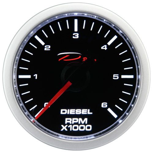 52mm Diesel Tachometer Gauge 0-6000 RPM D Racing On dash Electrical 12V Motor