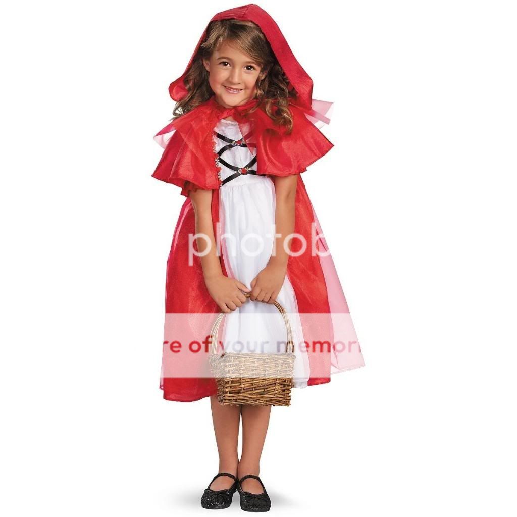 New Storybook Red Riding Hood Child Girl's Halloween Costume